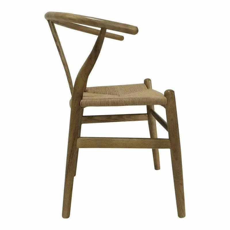 Ventana Armless Dining Chair-Dining Chairs-Moe's Home-LOOMLAN