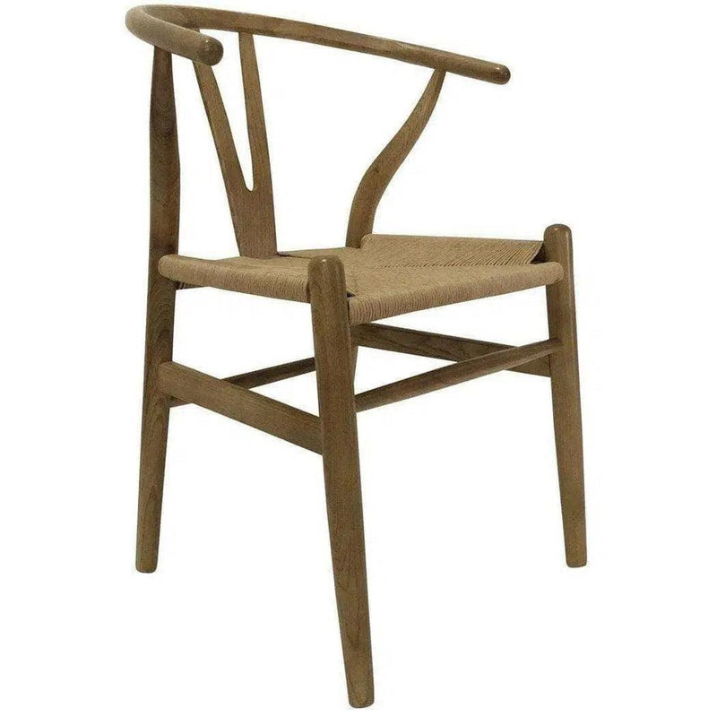 Ventana Armless Dining Chair-Dining Chairs-Moe's Home-Natural-LOOMLAN