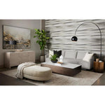 Vern Marble Based Arc Floor Lamp