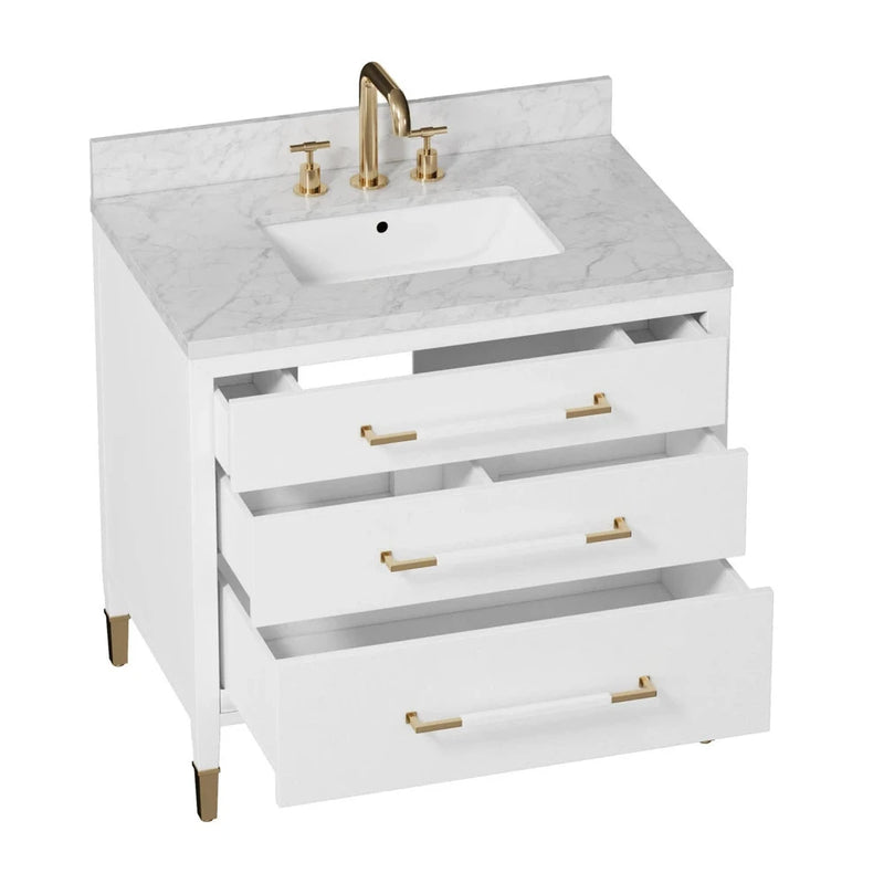 36" Verona Vanity Rectangular Undermount Sink