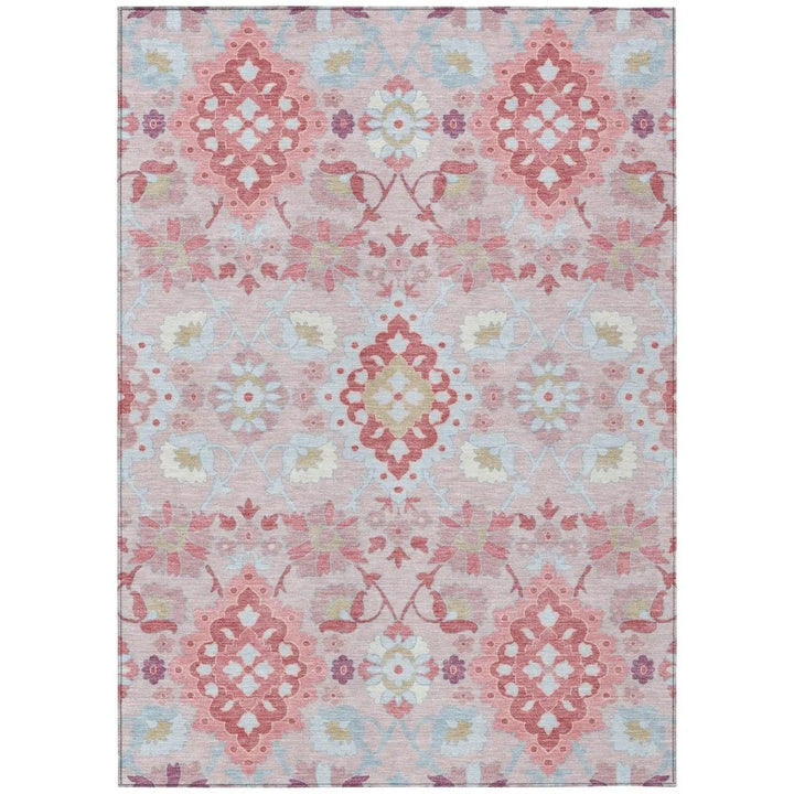 Vespera Blush Washable Indoor-Outdoor Rug-Outdoor Rugs-LOOMLAN Rugs-2'6" x 3'10"-LOOMLAN