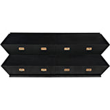 Vico Wood Black Dresser