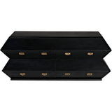 Vico Wood Black Dresser