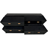 Vico Wood Black Dresser