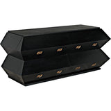 Vico Wood Black Dresser