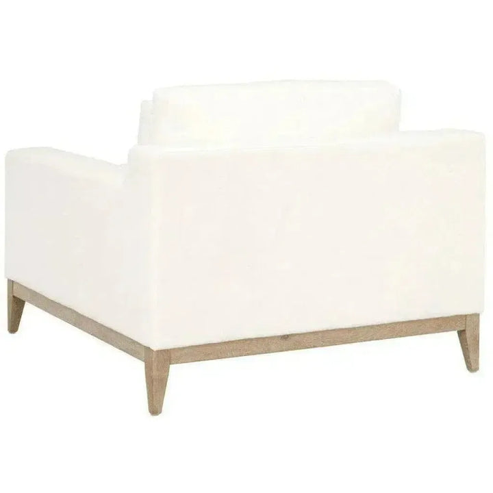 Vienna Track Arm Sofa Chair LiveSmart White - LOOMLAN - Essentials For Living - Club Chairs