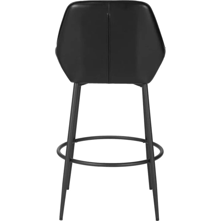 Vila Barstool (Set of 2) Black - LOOMLAN - Zuo Modern - Bar Stools