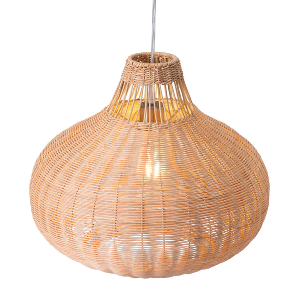 Vincent Ceiling Lamp Natural Pendants LOOMLAN By Zuo Modern