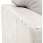 Virginia Symmetrical White Leather Sectional