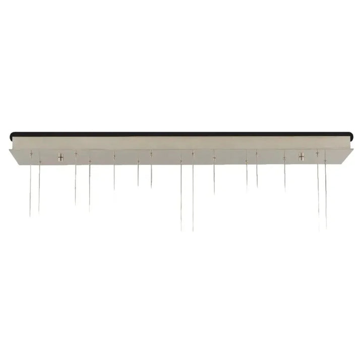 Virtu 15 - Light Rectangular Multi - Drop Pendant - LOOMLAN - Currey & Co - Pendants