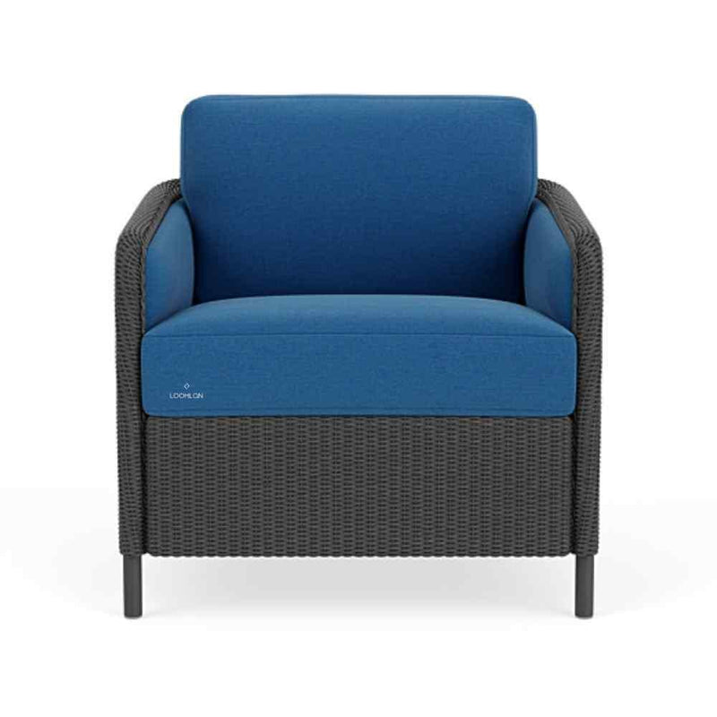Visions Lounge Chair Premium Wicker Furniture Outdoor Accent Chairs LOOMLAN By Lloyd Flanders