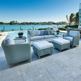 Visions Outdoor Sunbrella Replacement Cushions For Lounge Chair Outdoor Accent Chairs LOOMLAN By Lloyd Flanders