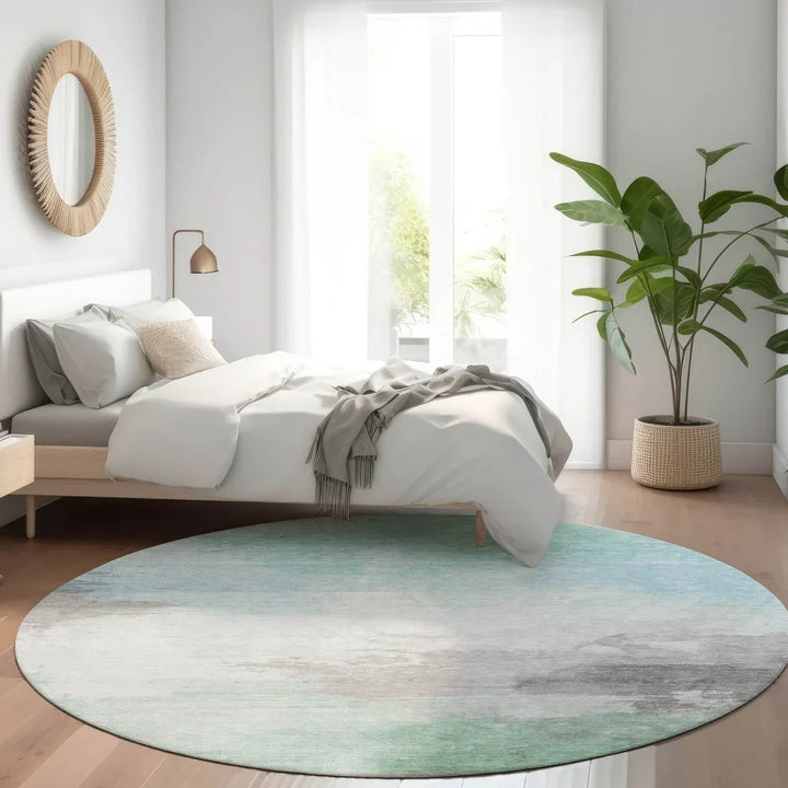 Vivara Blue Washable Indoor - Outdoor Rug - LOOMLAN - LOOMLAN Rugs - Outdoor Rugs