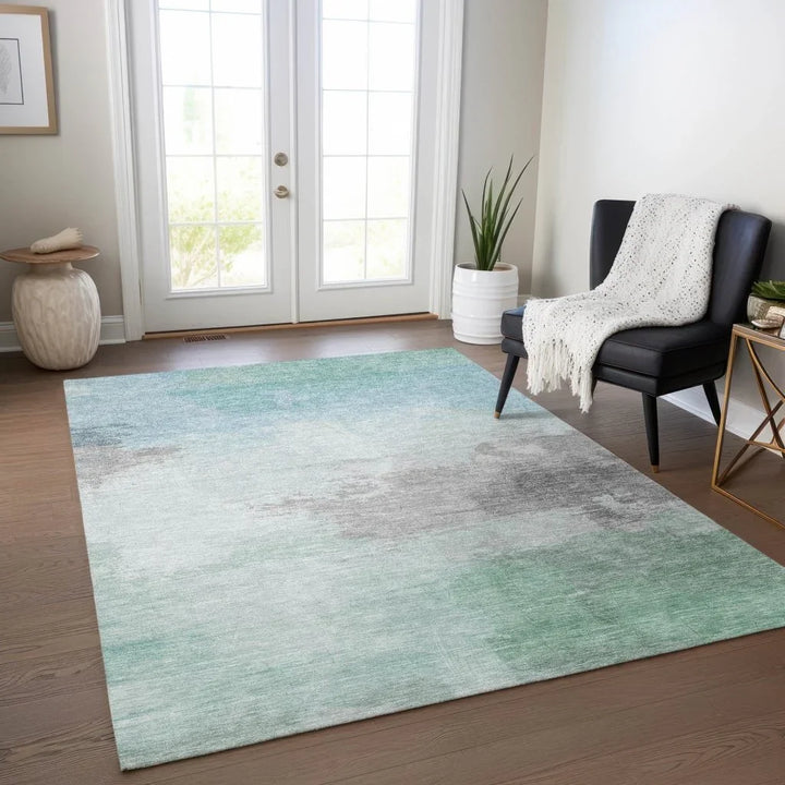 Vivara Blue Washable Indoor - Outdoor Rug - LOOMLAN - LOOMLAN Rugs - Outdoor Rugs