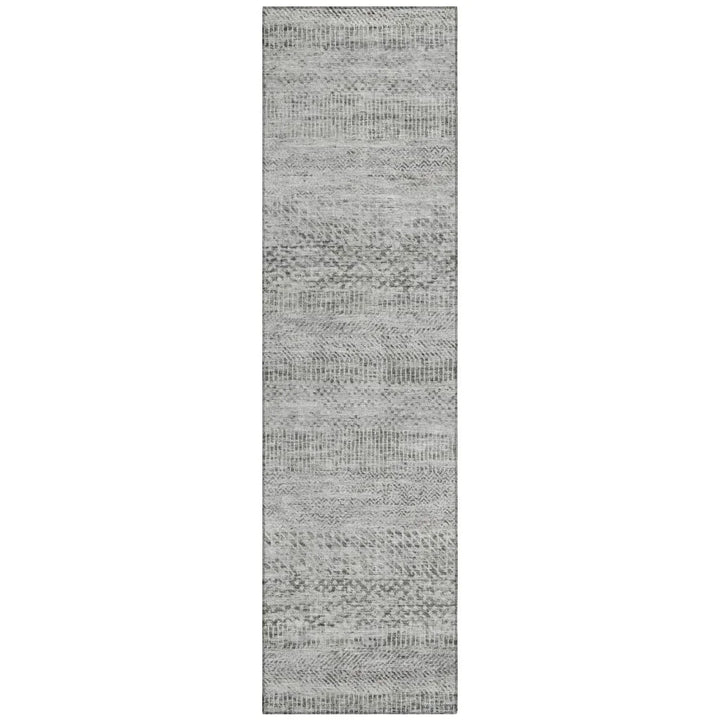 Viviennea Gray Washable Indoor - Outdoor Rug - LOOMLAN - LOOMLAN Rugs - Outdoor Rugs