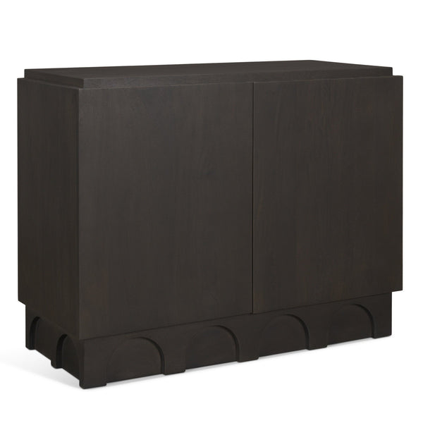 Wagner Wooden Arched Accent Cabinet