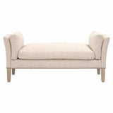 Warner Bench Bisque French Linen Natural