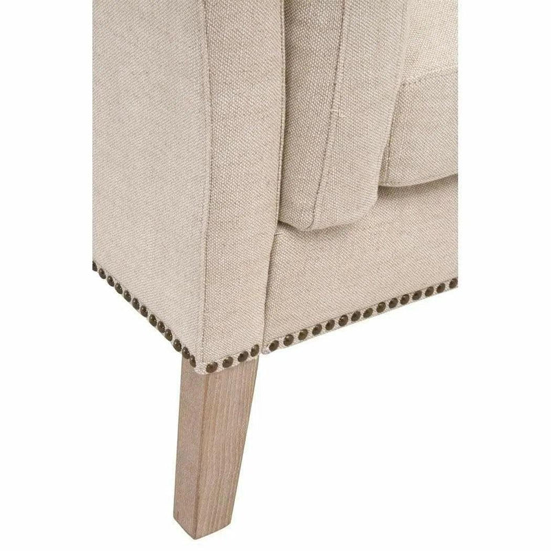 Warner Bench Bisque French Linen Natural