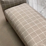 Warner Bench Windowpane Pebble Natural Gray Ash Bedroom Benches LOOMLAN By Essentials For Living