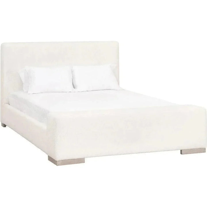 Warren White Boucle Bed With Storage - LOOMLAN - Essentials For Living - Beds