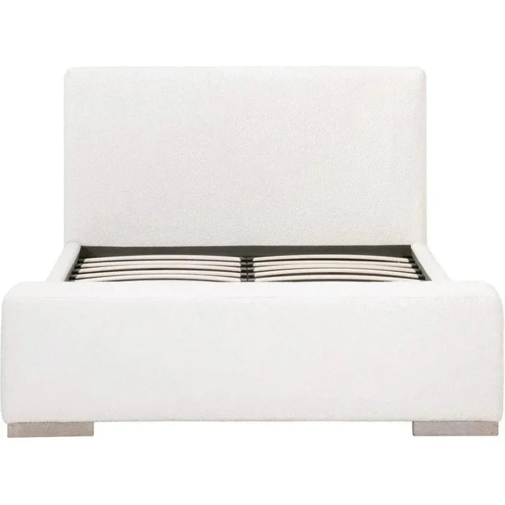 Warren White Boucle Bed With Storage - LOOMLAN - Essentials For Living - Beds