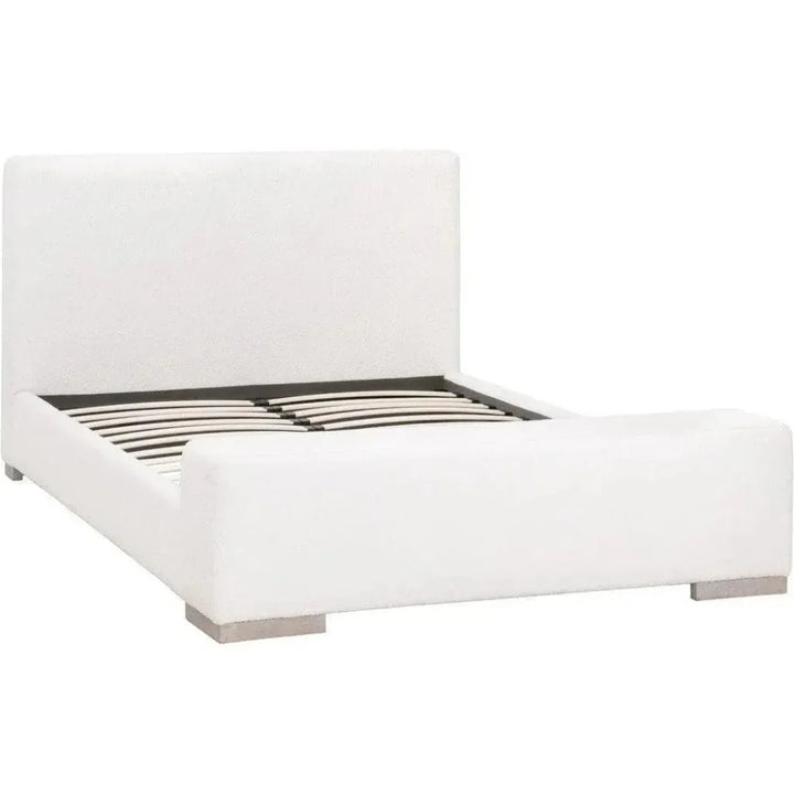 Warren White Boucle Bed With Storage - LOOMLAN - Essentials For Living - Beds