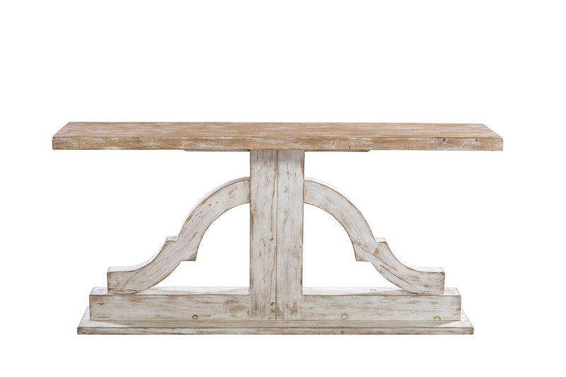 Washed Bracket Console-Console Tables-Furniture Classics-LOOMLAN