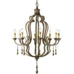 Washed Gray Waterloo Chandelier