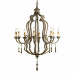 Washed Gray Waterloo Chandelier