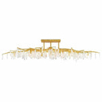 Washed Lucerne Gold Natural Forest Light Semi-Flush