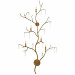 Washed Lucerne Gold Natural Forest Light Wall Sconce