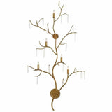 Washed Lucerne Gold Natural Forest Light Wall Sconce