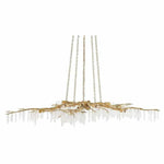 Washed Lucerne Natural Forest Light Gold Chandelier