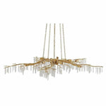 Washed Lucerne Natural Forest Light Gold Chandelier