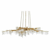 Washed Lucerne Natural Forest Light Gold Chandelier