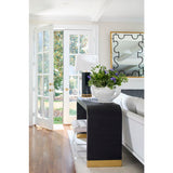 Waterfall Raffia Covered Console Table-Console Tables-Chelsea House-LOOMLAN