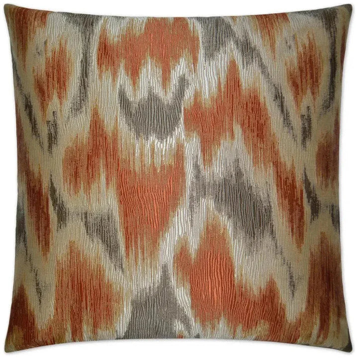 Watermark Orange Throw Pillow With Insert - LOOMLAN - D.V. Kap - Throw Pillows