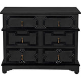 Watson Wood Black Dresser