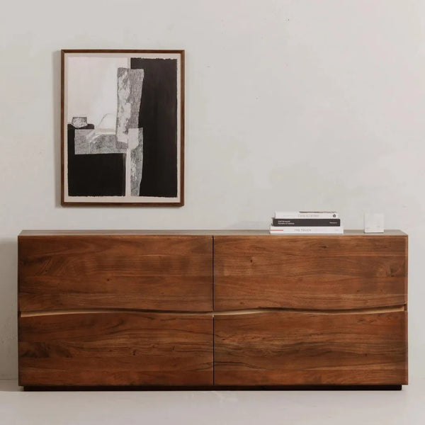 Watson Wood Brown 4 Drawer Dresser