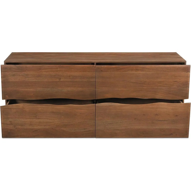 Watson Wood Brown 4 Drawer Dresser