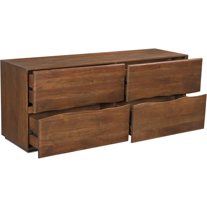 Watson Wood Brown 4 Drawer Dresser