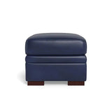 Waverly Modern Leather Ottoman