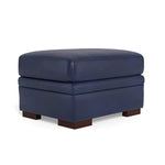 Waverly Modern Leather Ottoman