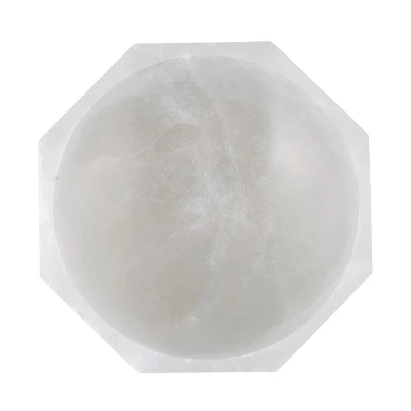 Waystone Modern Alabaster Decorative Bowl