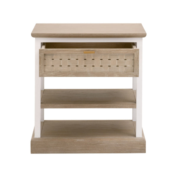 Weave 1-Drawer Side Table-Side Tables-Essentials For Living-LOOMLAN