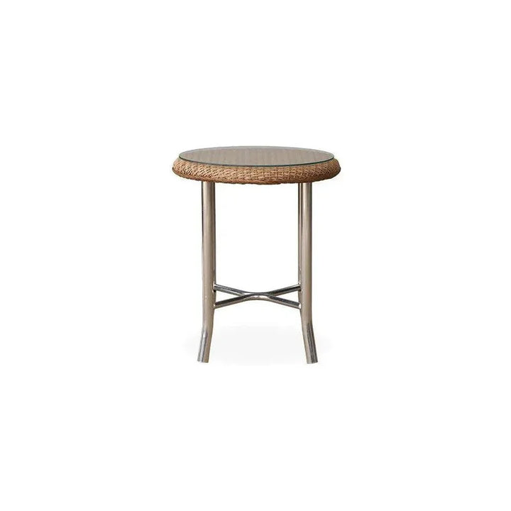 Weekend Retreat 20" Round End Table Lloyd Flanders - LOOMLAN - Lloyd Flanders - Outdoor Side Tables