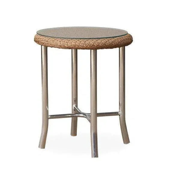 Weekend Retreat 20" Round End Table Lloyd Flanders - LOOMLAN - Lloyd Flanders - Outdoor Side Tables