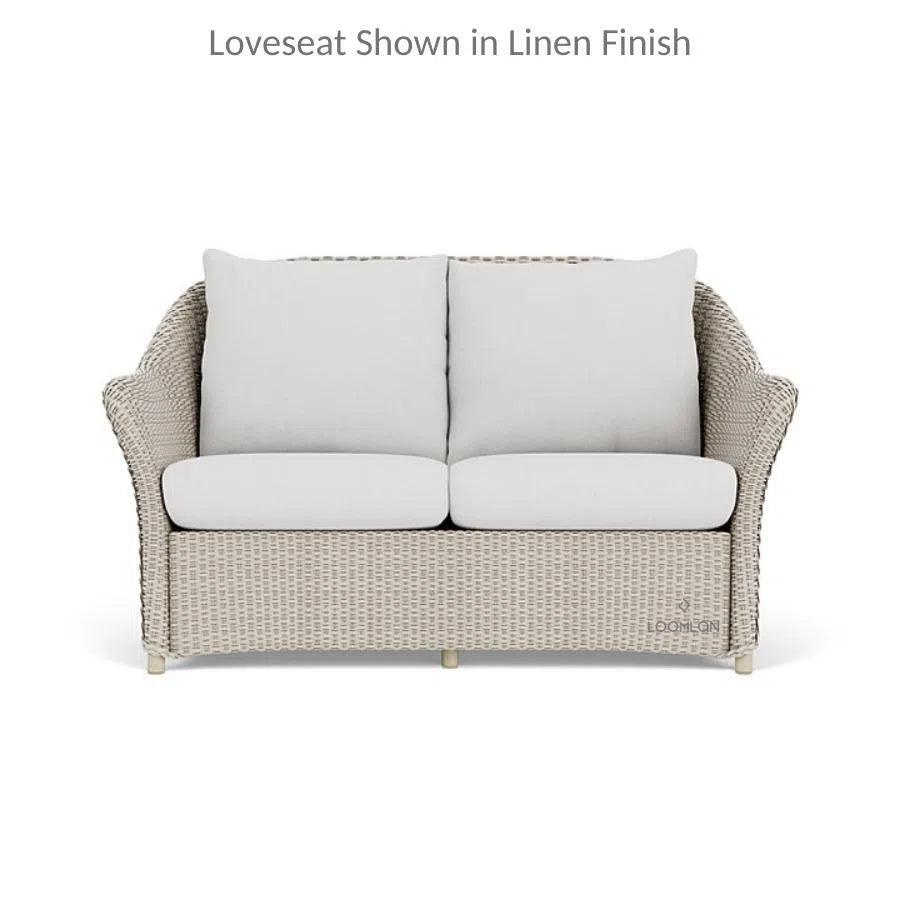 Weekend Retreat 3 Piece Wicker Loveseat & Rocker Set