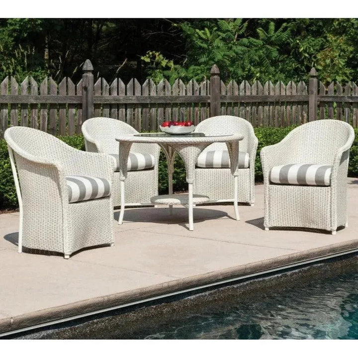Weekend Retreat Dining Chair All Weather Wicker-Outdoor Dining Chairs-Lloyd Flanders-LOOMLAN