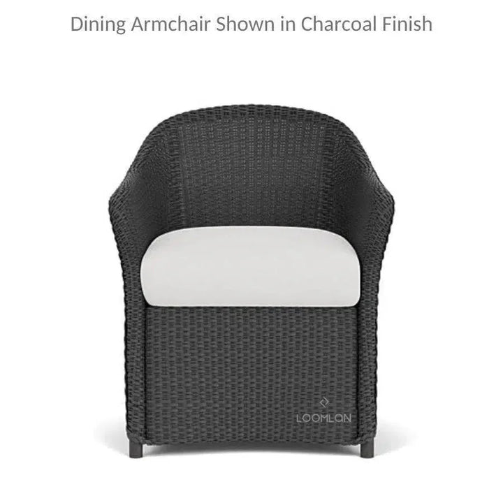 Weekend Retreat Dining Chair All Weather Wicker-Outdoor Dining Chairs-Lloyd Flanders-LOOMLAN